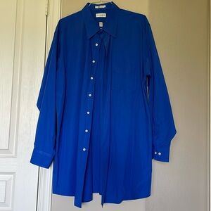 Van Heusen dress shirt, wrinkle free, 18 1/2, 35/36, tall